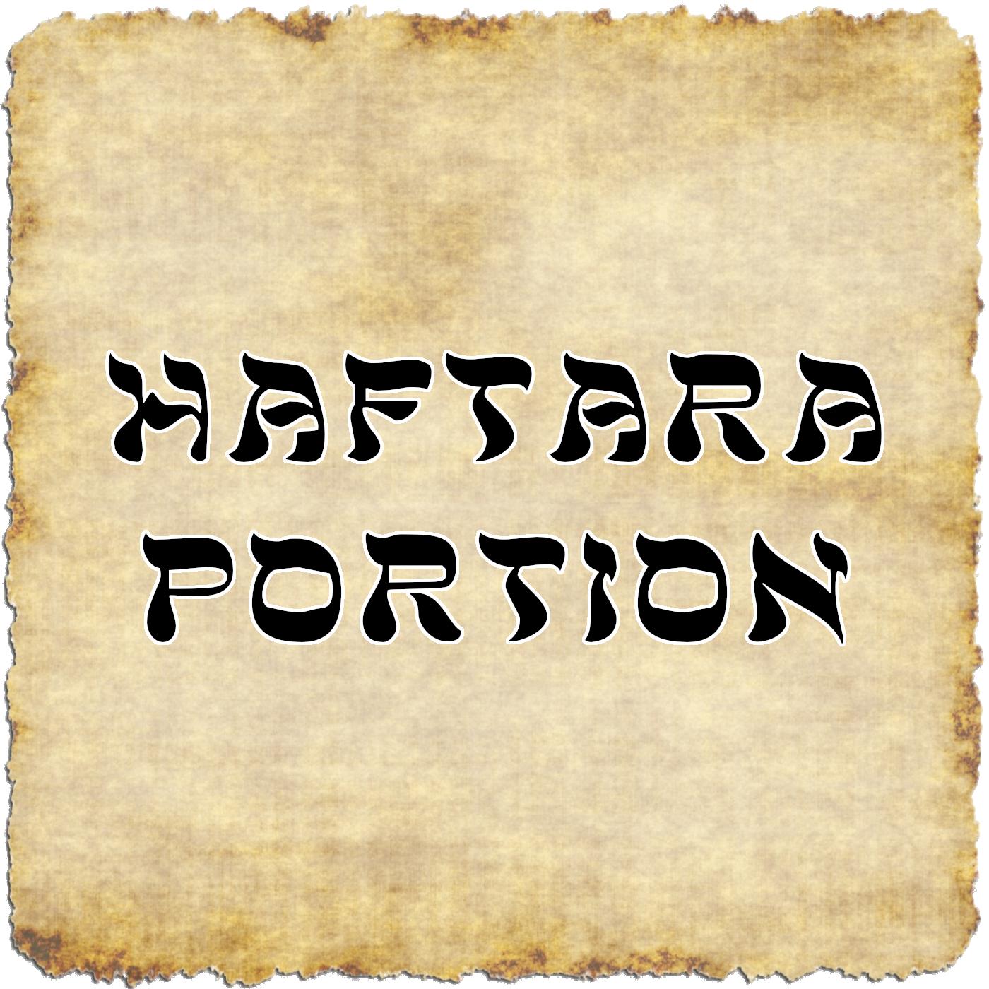 Haftarah Portion for 06/03/2023