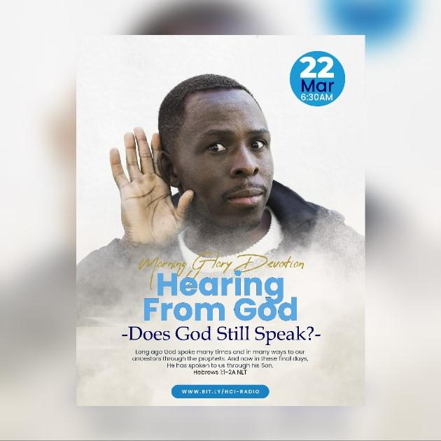 Hearing From God : Does God Still Speak?