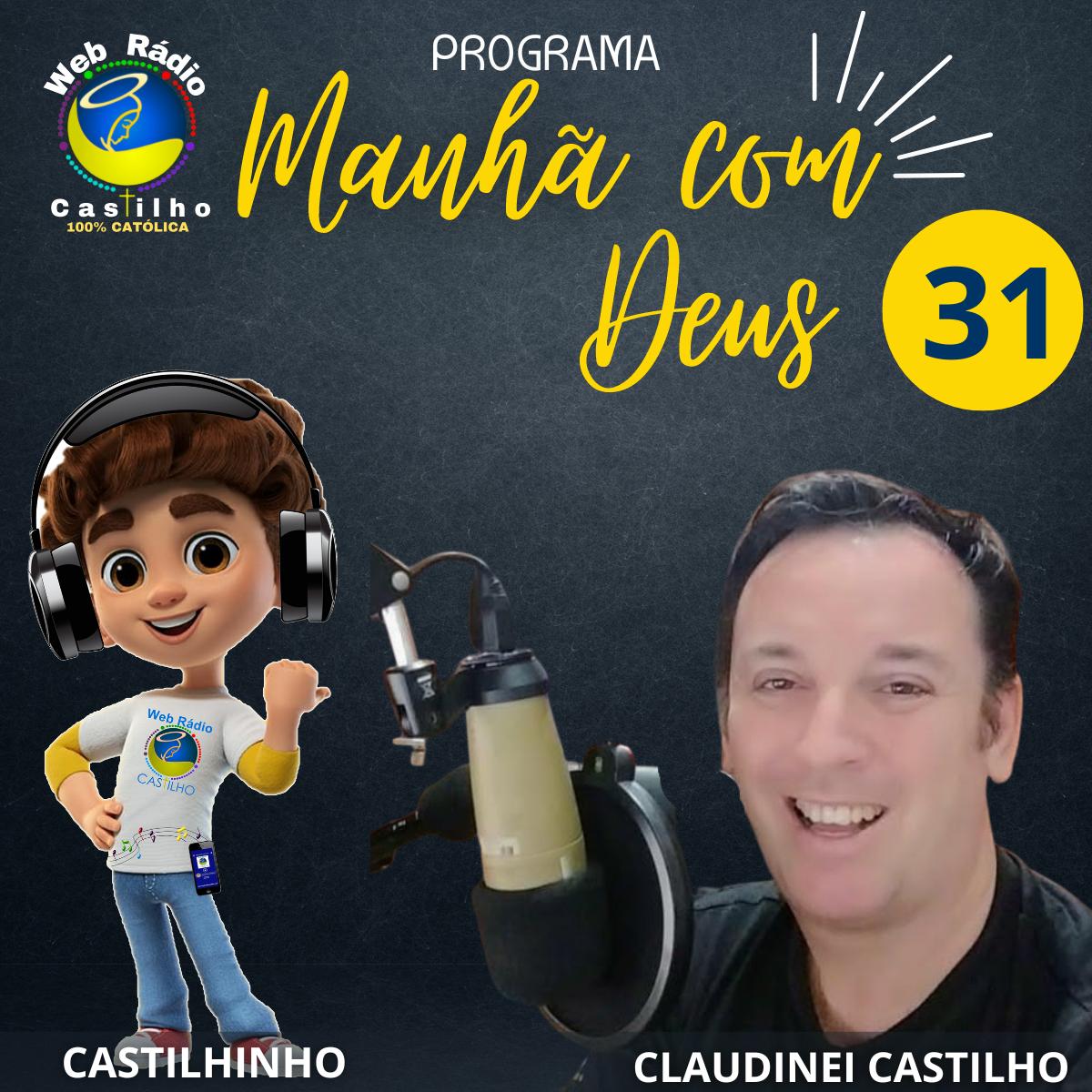 PROGRAMA MANHÃ COM DEUS COM CLAUDINEI CASTILHO 06-03-2023
