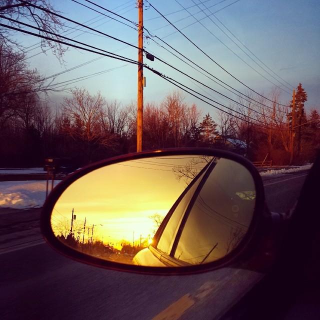 Sunrise Behind Me