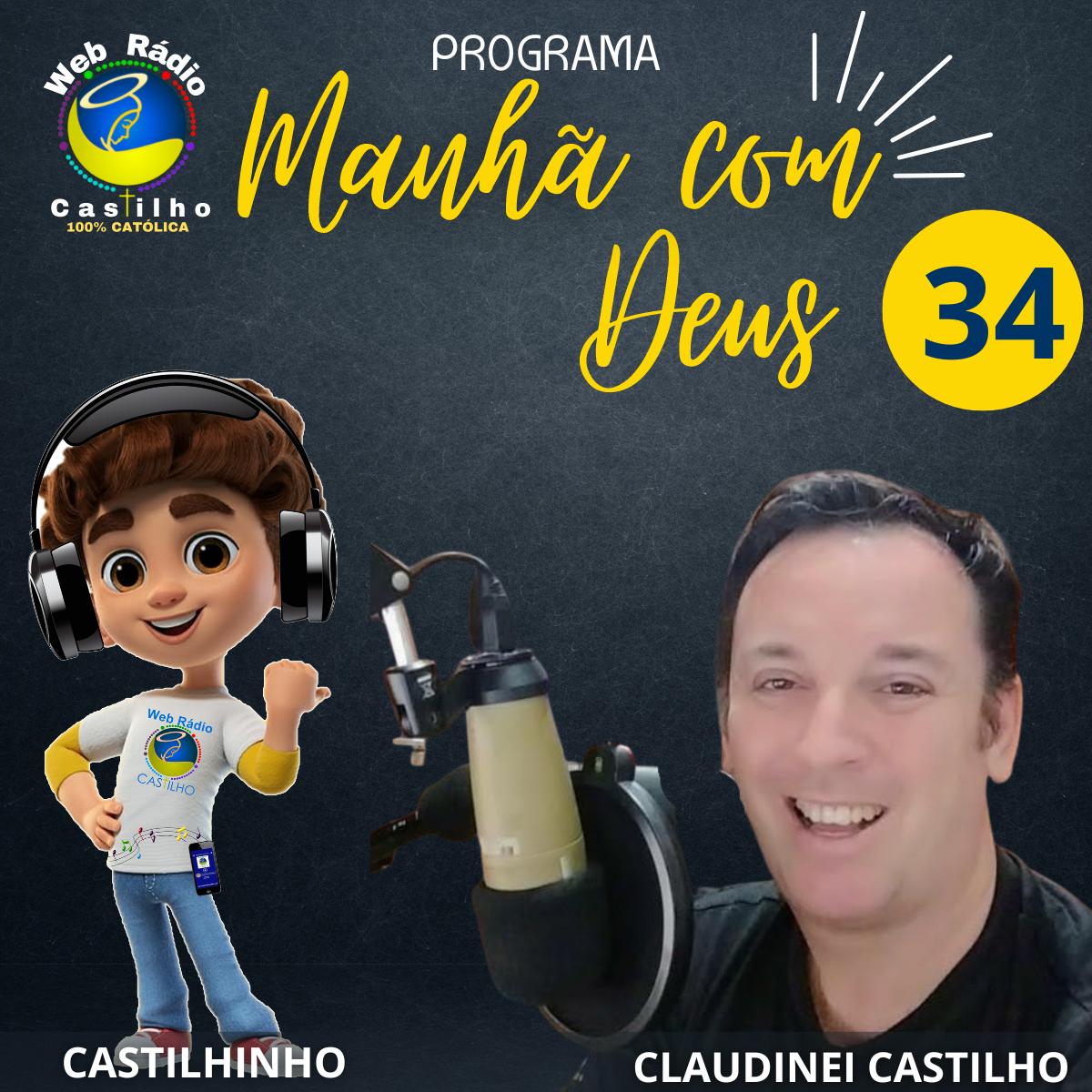 PROGRAMA MANHÃ COM DEUS COM CLAUDINEI CASTILHO 13-03-2023