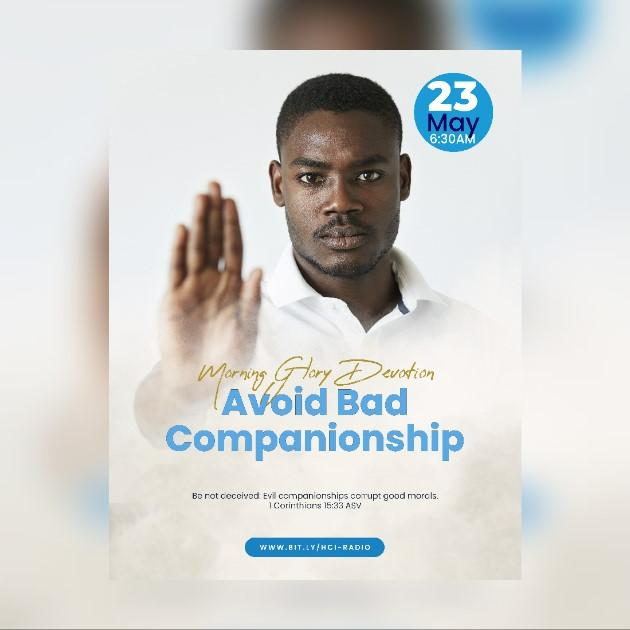 Avoid Bad Companionship