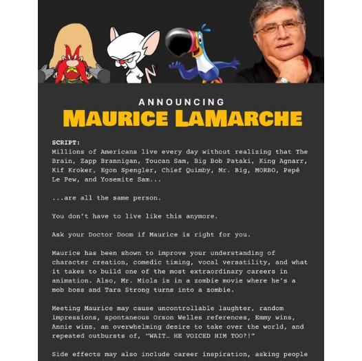 Download Maurice Lamarche - Voicelings Legends Live - Matt Smith (ig ...