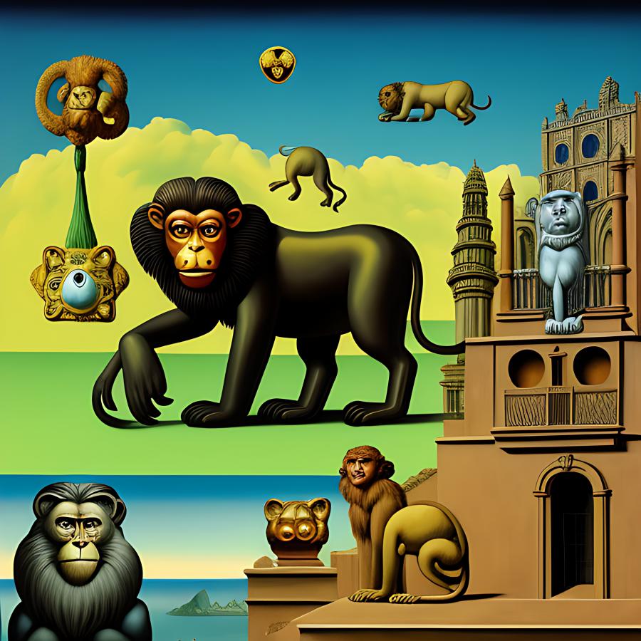 Monkeys Against Lions
