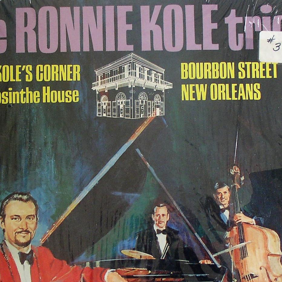 The Ronnie Kole Trio / Live At Kole's Corner Old Absinthe House vg LP