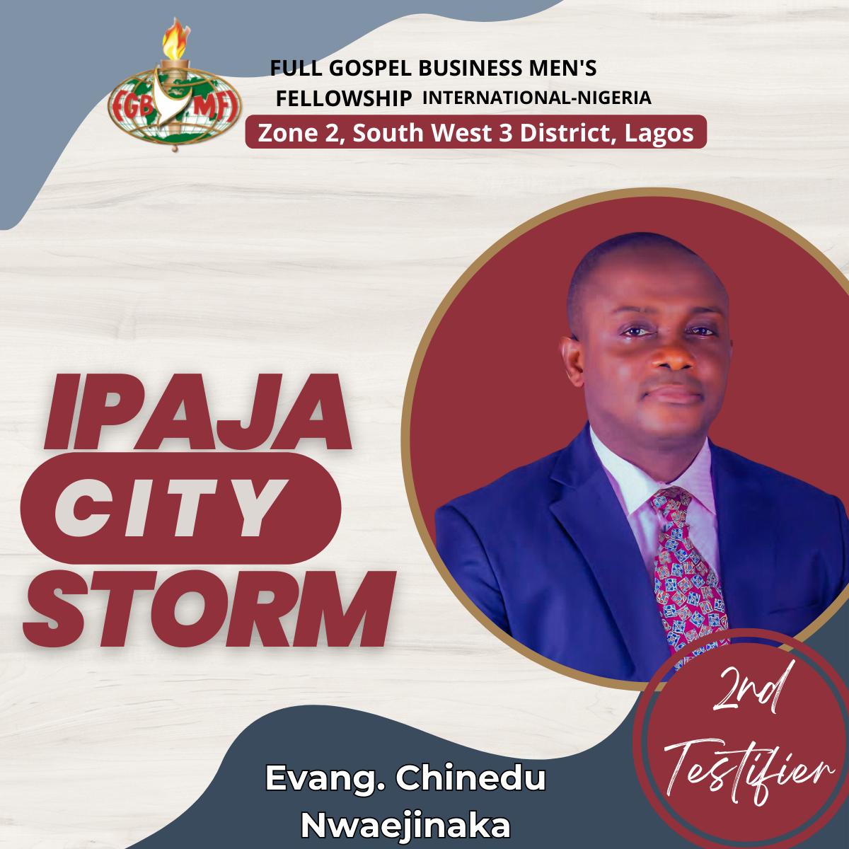 IPAJA LAGOS CITY STORM- Evening Rally - 2nd Testifier
