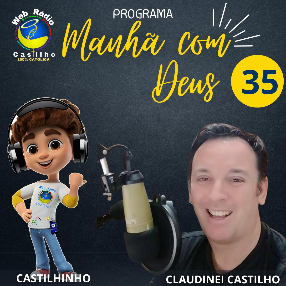 PROGRAMA MANHÃ COM DEUS COM CLAUDINEI CASTILHO 20-03-2023