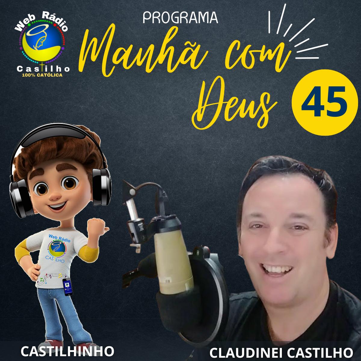 PROGRAMA MANHÃ COM DEUS COM CLAUDINEI CASTILHO 11-04-2023